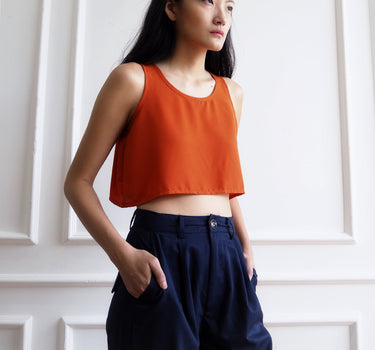 LIN CARROT CROPPED TOP
