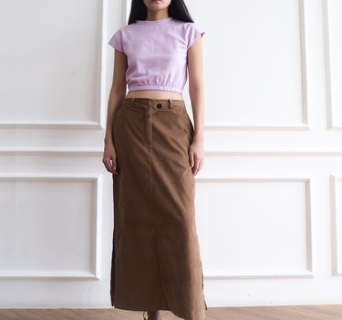 LUNE LILAC CROPPED TOP