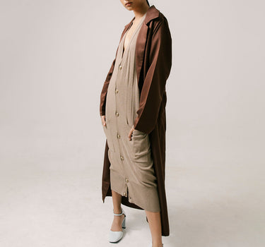 ENGLISH WALNUT KNIT OUTERWEAR