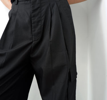 LOIRE BLACK CARGO PANTS