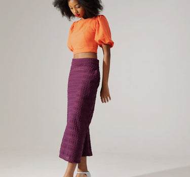 CHATEAU TANGERINE CROP TOP