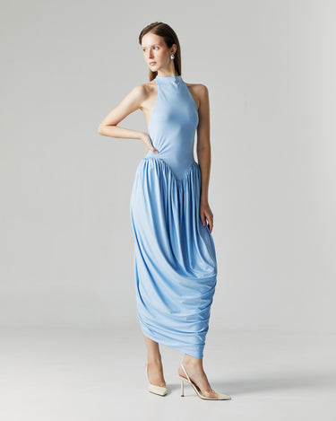 celine blue dress Celine Faux Suede Shirt Dress - Ink Blue, Ink Blue / XS (US2)