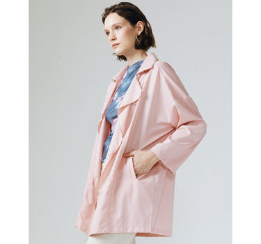 CARA BLUSH CONVERTIBLE SLEVEE BUTTON OUTERWEAR