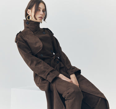 JETT SUEDE BROWN COAT