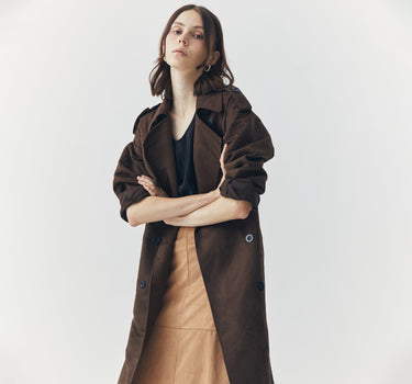 JETT SUEDE BROWN COAT