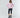 NEMI BLUSH FEATHER TRIM KNIT CARDIGAN